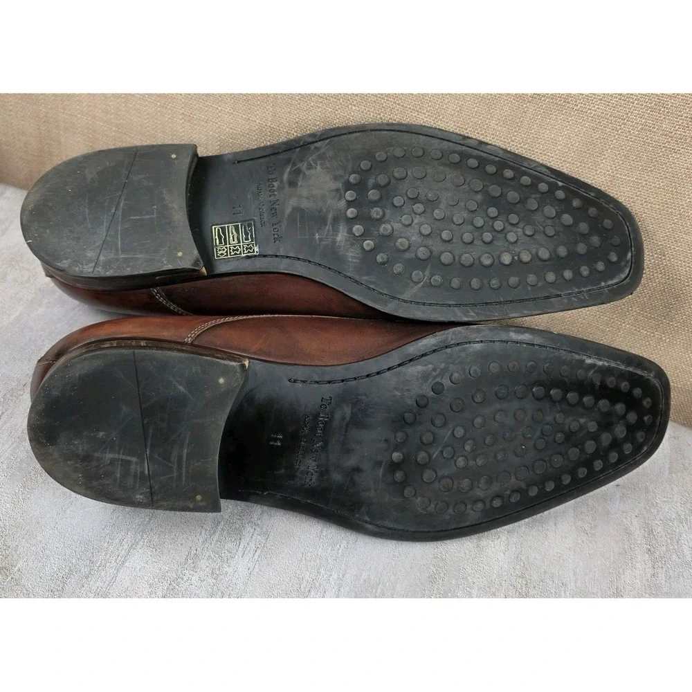 To Boot New York Adam Derrick Men's Size 11 Brown Leather Derby‎ Dress Shoes